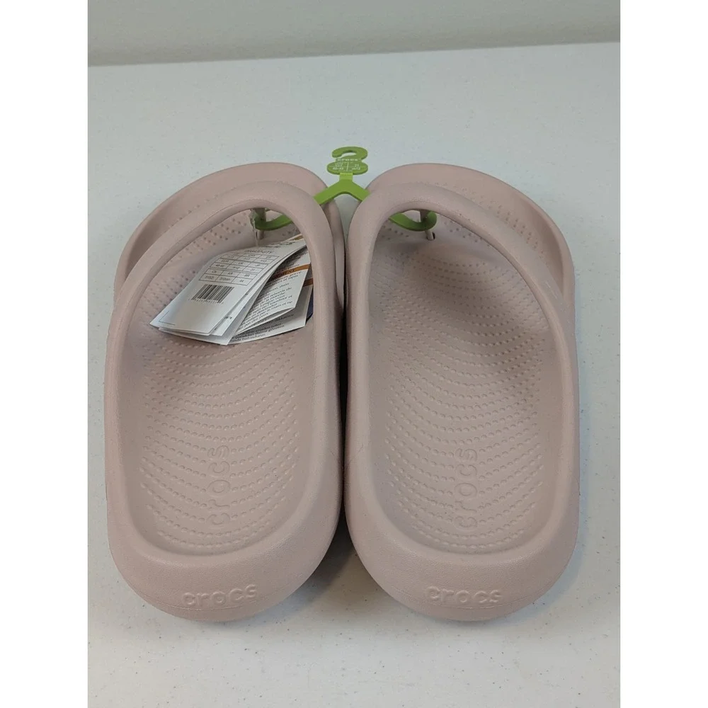 Crocs Mellow Recovery Flip Flops Men's 13 Pink Clay Argyle Rose New Tags